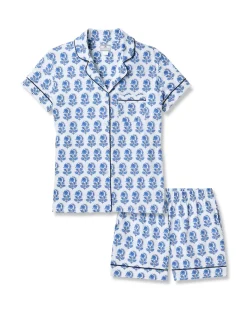 Women Petite Plume Women's Pima Short Sleeve Short Set in