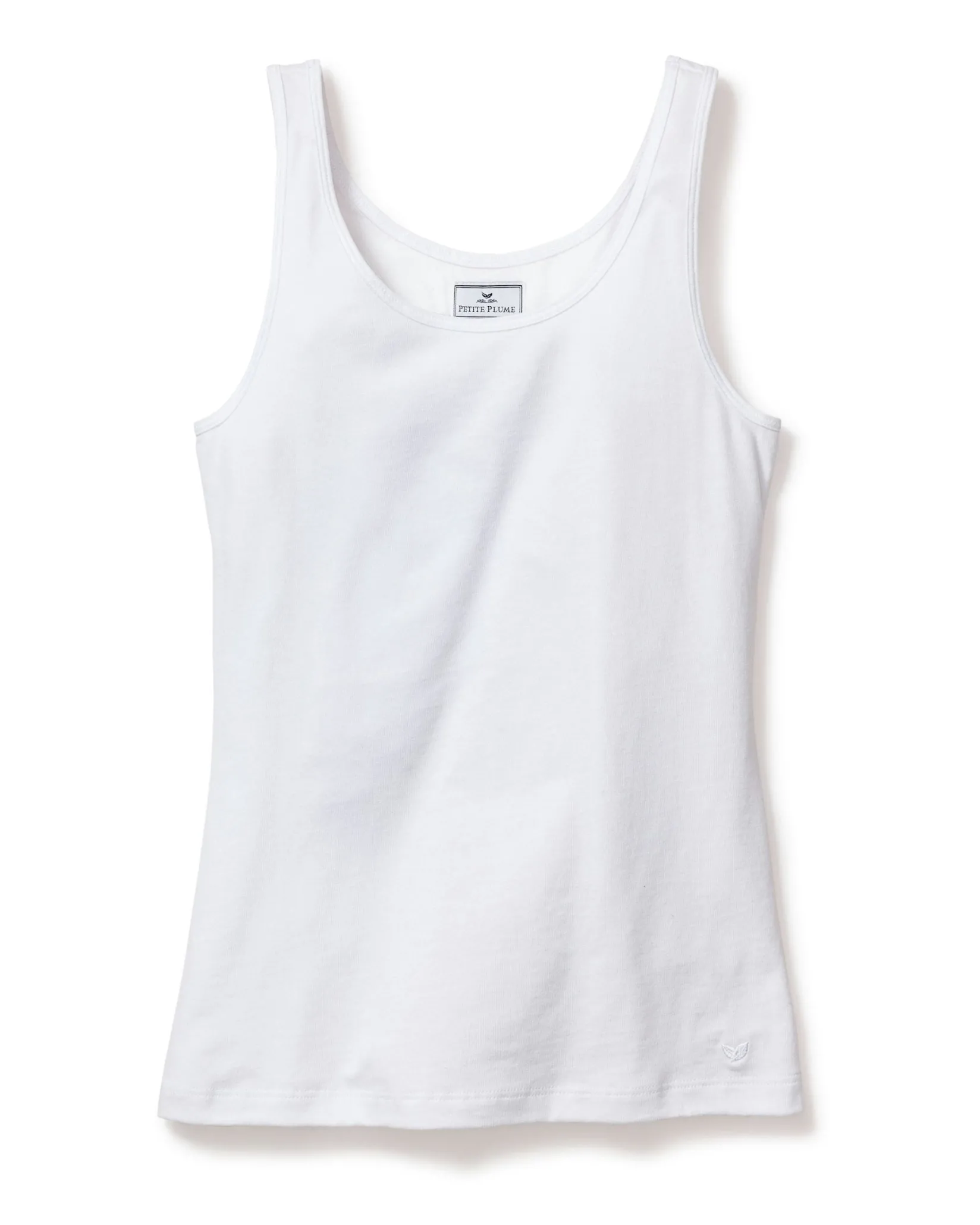 Women Petite Plume Women's Pima Tank Top in Camel