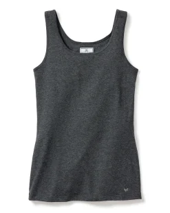 Women Petite Plume Women's Pima Tank Top in Navy