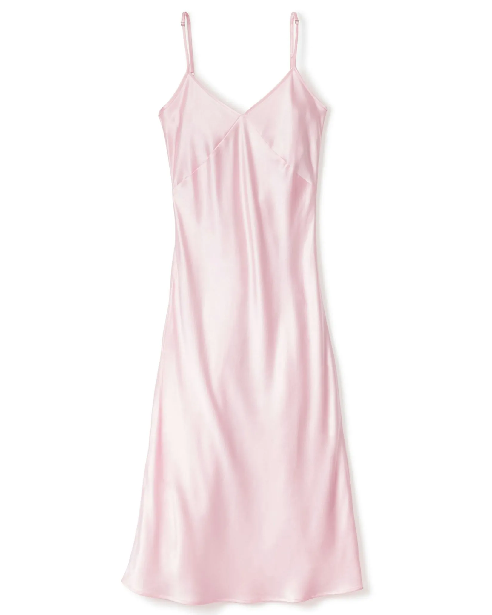 Women Petite Plume Women's Silk Cosette Nightgown in White