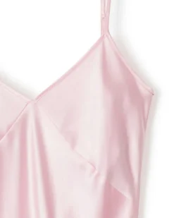 Women Petite Plume Women's Silk Cosette Nightgown in White
