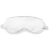 Women Petite Plume Women's Silk Sleep Mask in White
