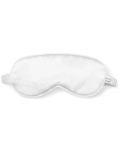 Women Petite Plume Women's Silk Sleep Mask in White