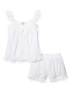 Women Petite Plume Women's Swiss Dots Celeste Short Set in White