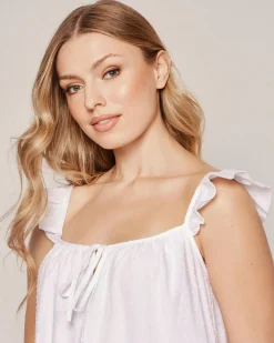 Women Petite Plume Women's Celeste Nightgown in White