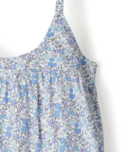 Women Petite Plume Women's Twill Chloe Nightgown in Fleur D'Azur