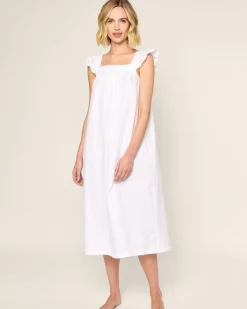 Women Petite Plume Women's Twill Clara Nightgown in Petite Petals