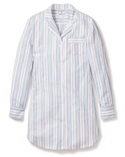 Women Petite Plume Women's Twill Nightshirt in
