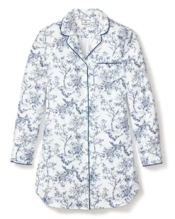 Women Petite Plume Women's Twill Nightshirt in