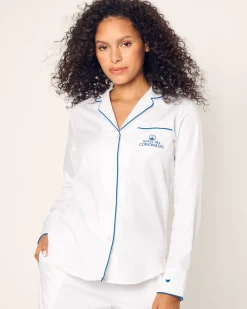 Women Petite Plume Women's Twill Pajama Set Hotel del Coronado x