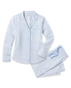 Women Petite Plume Women's Twill Pajama Set in Sweethearts