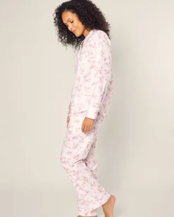 Women Petite Plume Women's Twill Pajama Set in