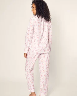 Women Petite Plume Women's Twill Pajama Set in