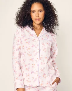 Women Petite Plume Women's Twill Pajama Set in