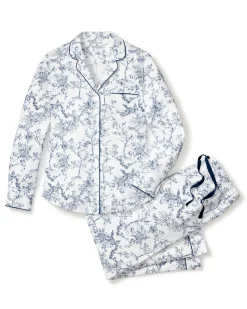 Women Petite Plume Women's Twill Pajama Set in