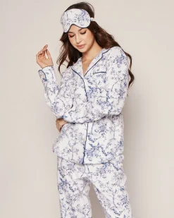 Women Petite Plume Women's Twill Pajama Set in