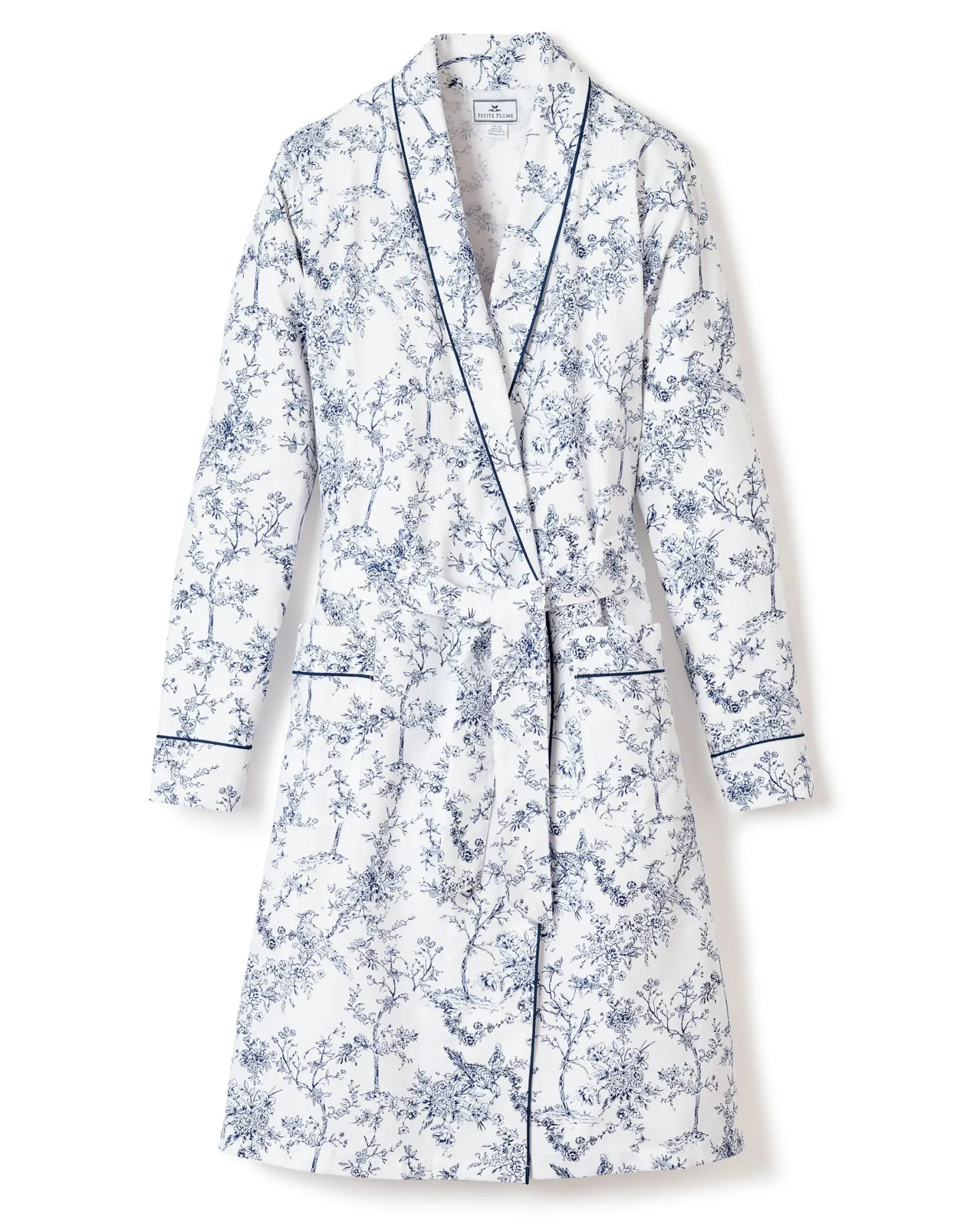 Women Petite Plume Women's Twill Robe in